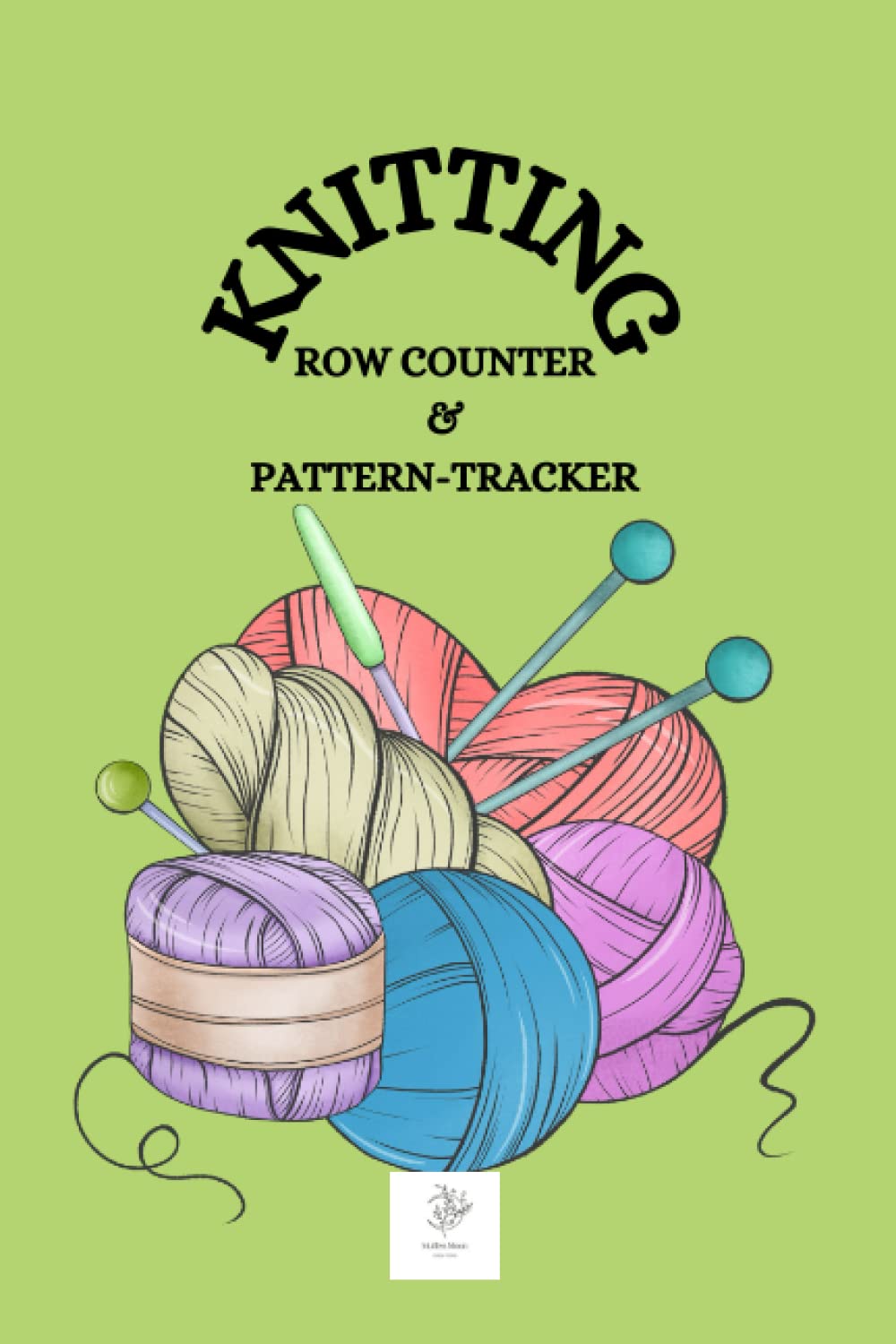 Beautiful A5 Knitting Row Counter & Pattern Tracker Olive: Includes Yarn Weight And Knitting Needle Size Coverter Gift Idea Craft Yarn Wool baixar o livro de graça