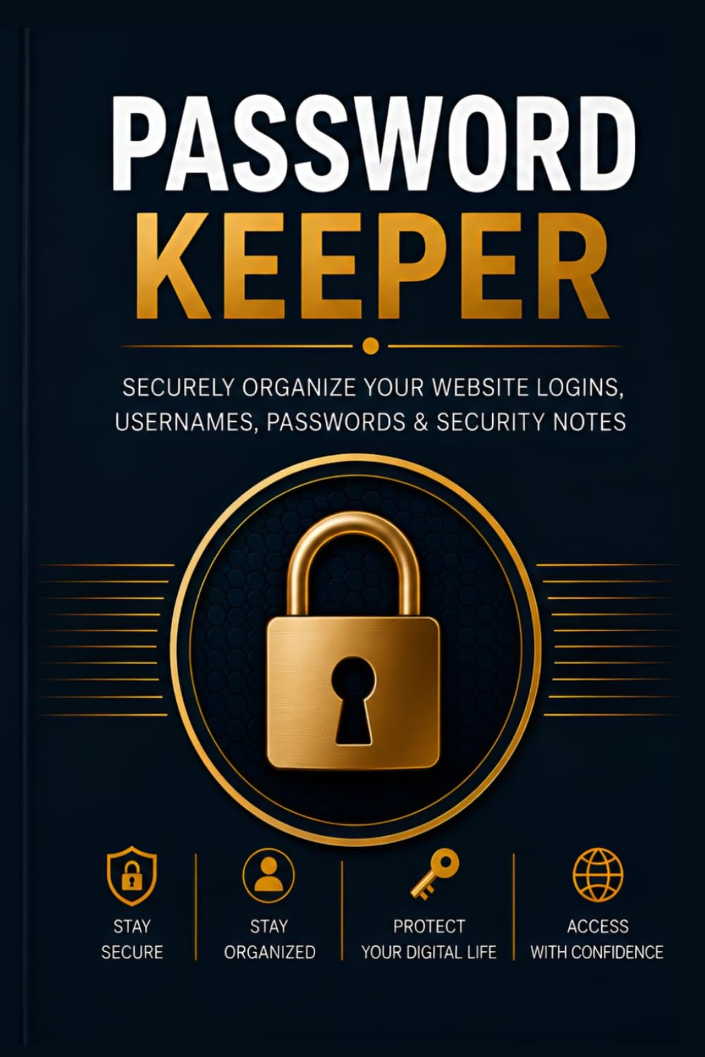 ler totalmente Password Keeper: A Secure Password Log Book to Organize Website Logins, Usernames, Passwords & Notes | Internet Password Organizer for Home, Office & Personal Use