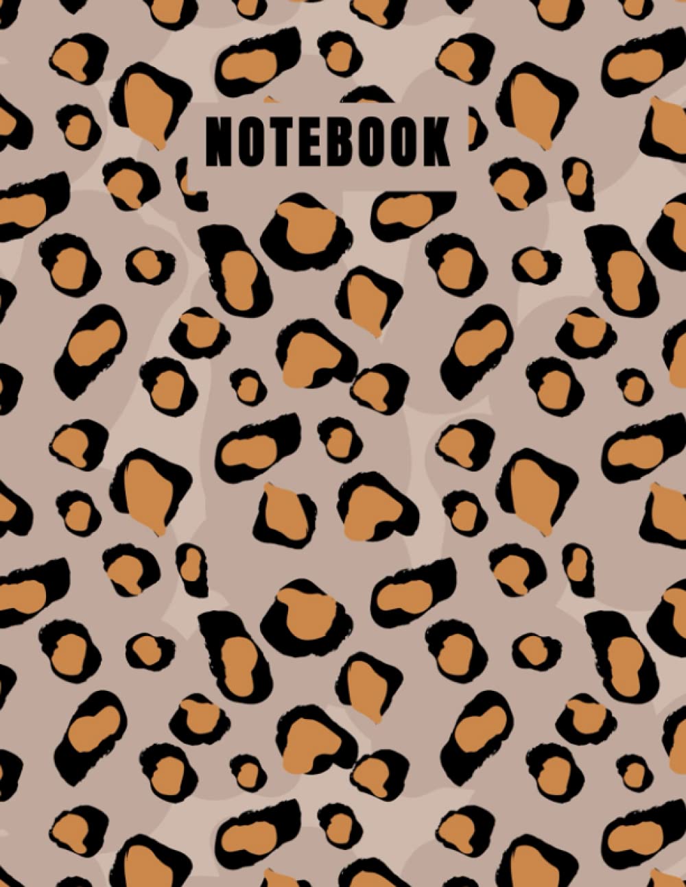 capítulo por capítulo baixar Notebook Leopard Print Composition: Leopard Notebook College Ruled 120 Pages - Large 8.5" x 11"