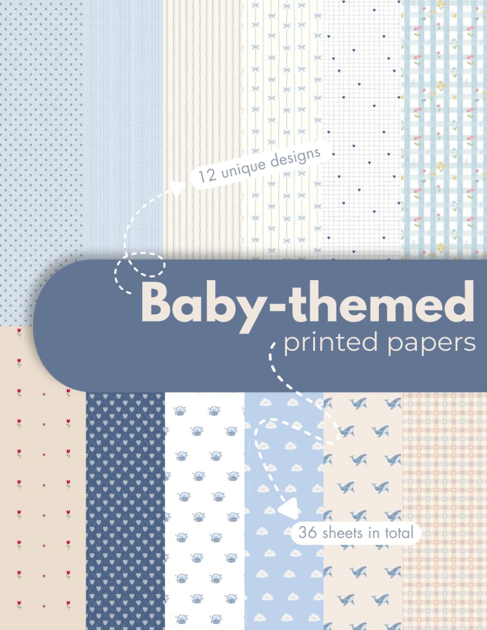ler totalmente Baby themed printed papers