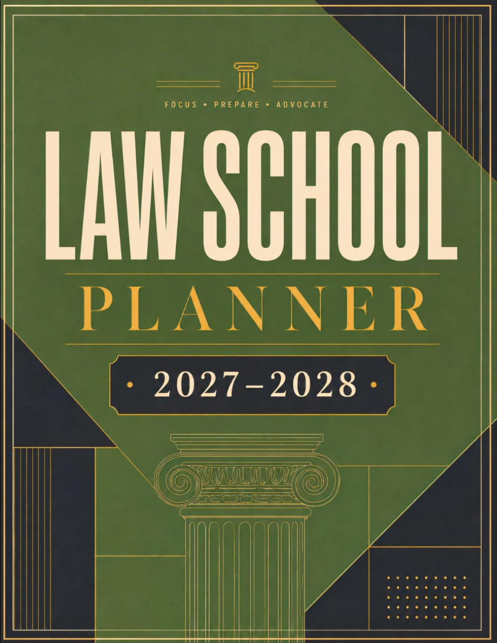 ler totalmente Law School Planner 2027–2028: Stay Organized, Track Case Briefs, Manage Reading, and Plan Every Semester