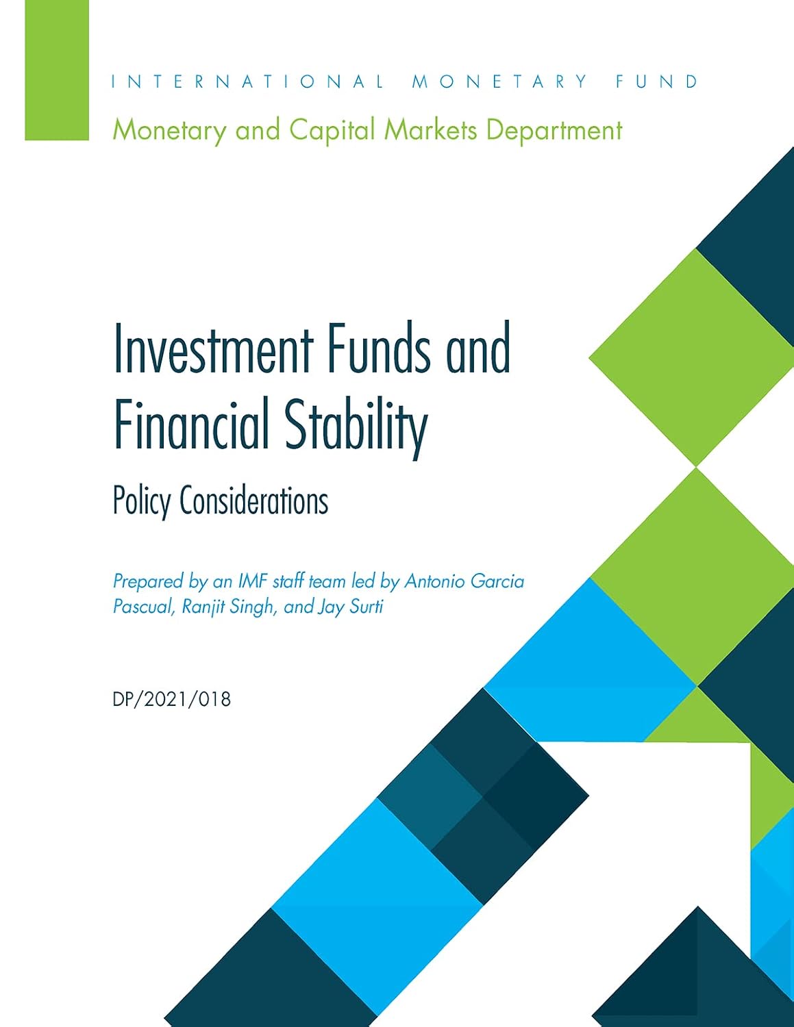 ler totalmente Investment Funds and Financial Stability Policy Considerations (Departmental Papers) (English Edition)