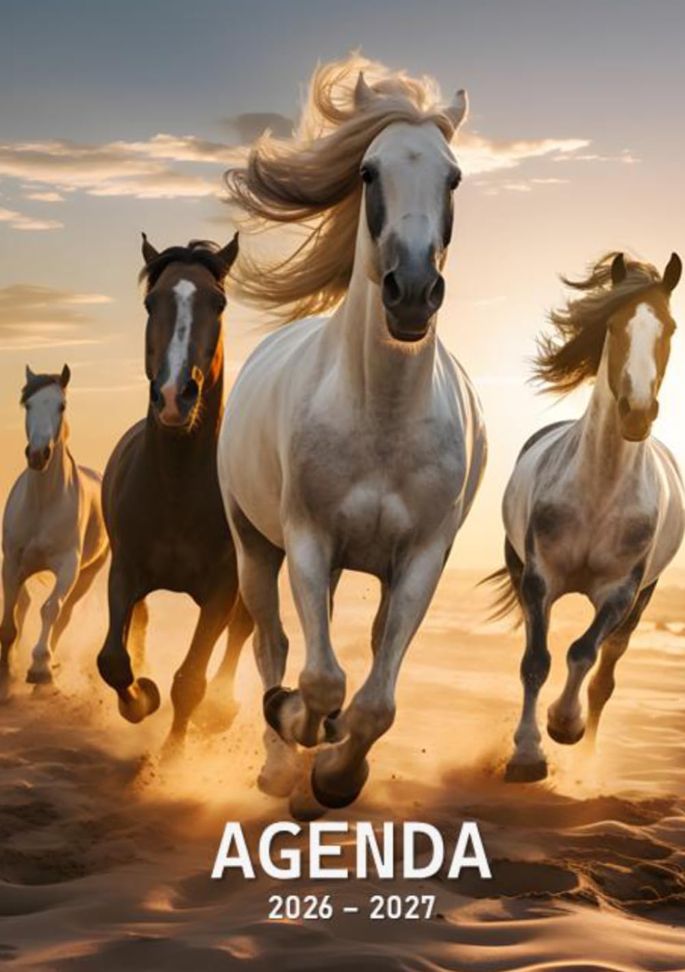 Agenda scolaire 2026 2027 chevaux: Journalier - un jour par page - Petit Format Poche 12x17 cm | Garçon Fille Ado (French Edition) baixar o livro de graça