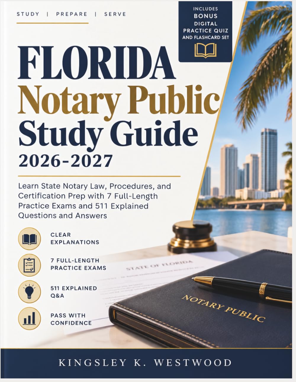 Florida Notary Public Study Guide 2026-2027: Learn State Notary Law, Procedures, and Certification Prep with 7 Full-Length Practice Exams and 511 Explained Questions and Answers baixar livro de graça