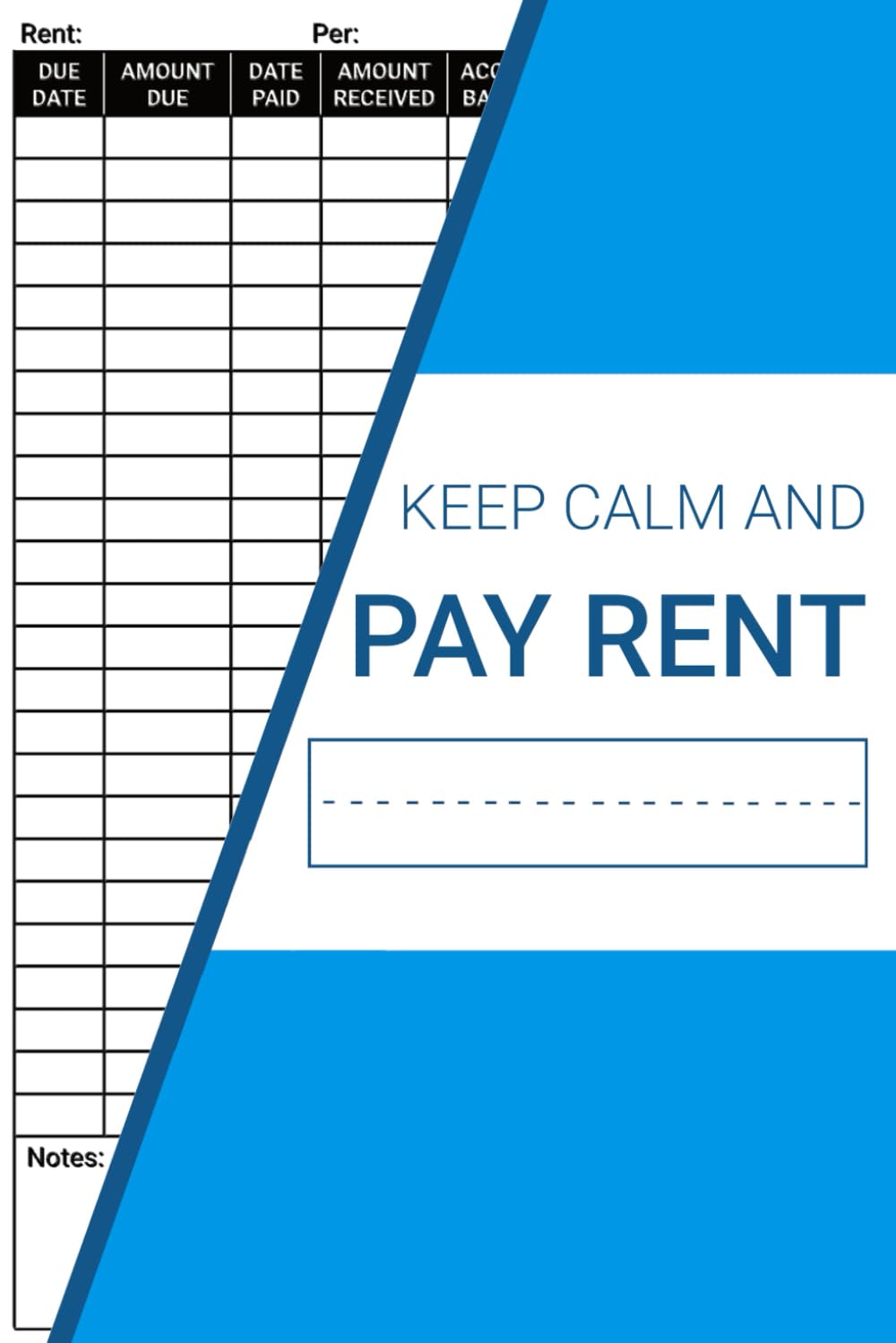 Rent Payment Record Book For Tenants