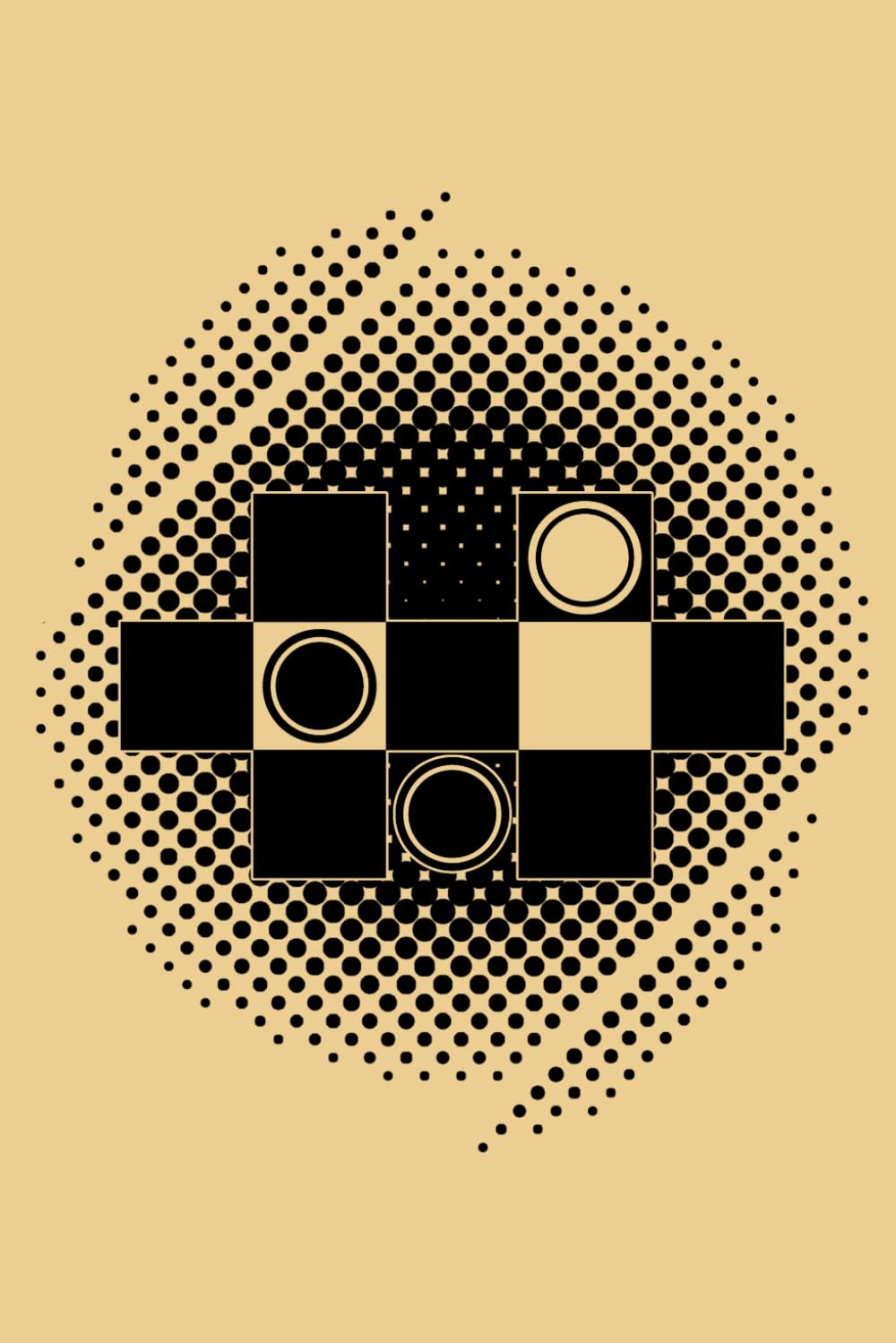 capítulo por capítulo baixar CHECKERS HALFTONE EFFECT: journal, lined, 120 pages, 6x9 inches, matte finish cover, notebook, diary gift, no bleed