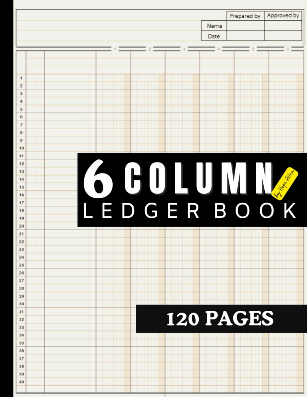 6 Column Ledger Book: Your ultimate Accounting Book for meticulous and effortless financial management: for your bookkeeping on 120 Pages (Accounting Ledger Books by Hope Allen) baixar livro de graça