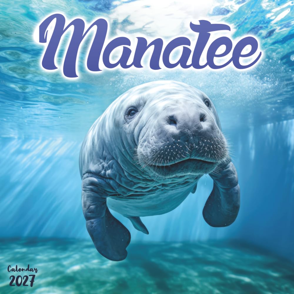 ler totalmente Manatee 2027 Calendar: 12 Months of Sea Cows Underwater
