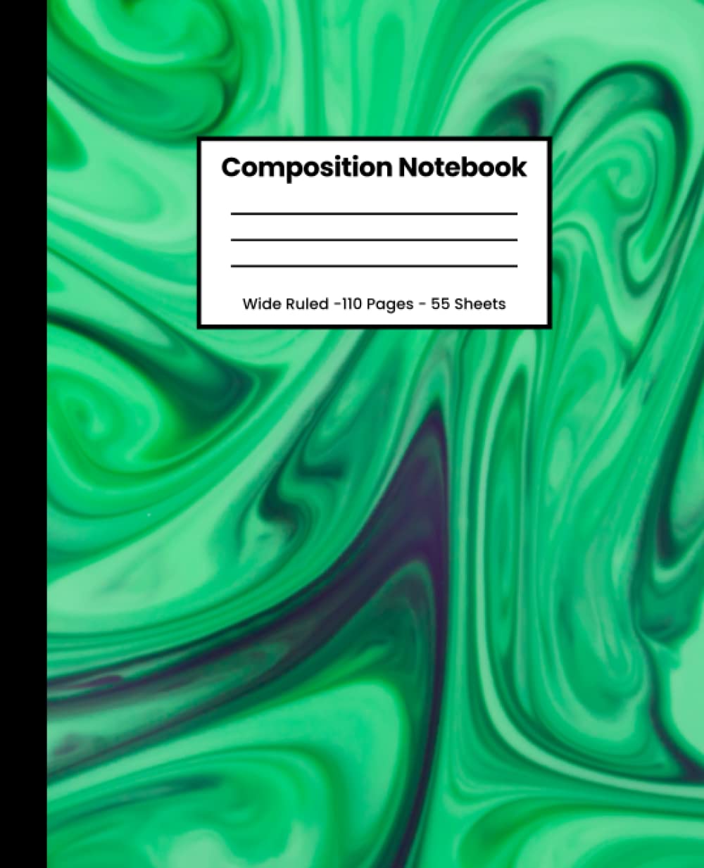 Green Marble Composition: Wide Ruled Notebook for School, Notebook for Kids, Teens, and Adults, 110 Pages 7.5X9.25 Inches baixar livro de graça