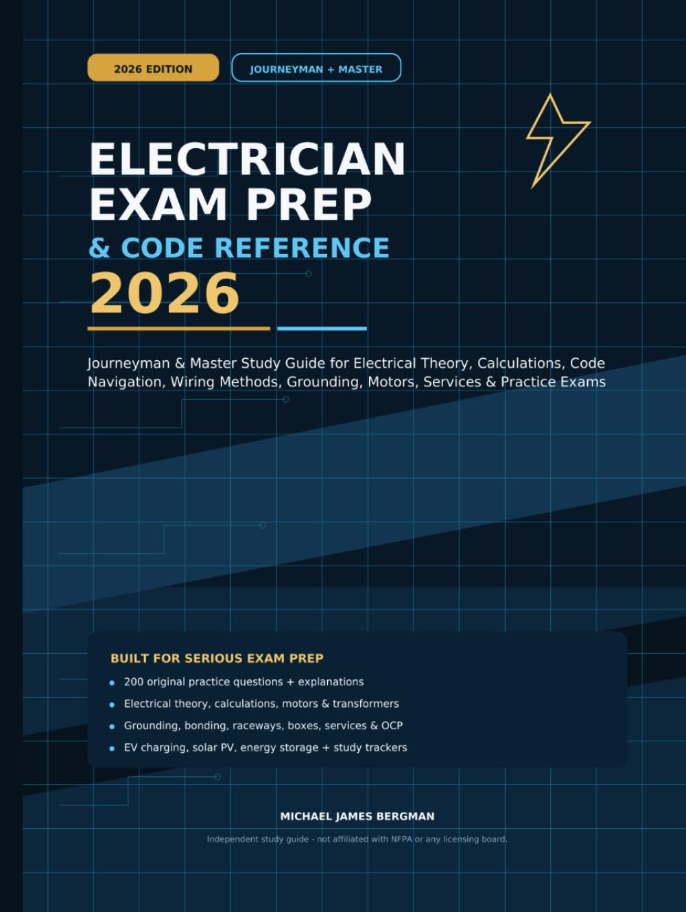 Electrician Exam Prep & Code Reference 2026: Journeyman & Master Study Guide for Electrical Theory, Calculations, Code Navigation, Wiring Methods, Grounding, Motors, Services & Practice Exams baixar livro de graça