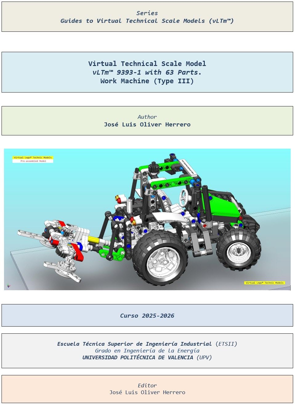 capítulo por capítulo baixar Virtual Technical Scale Model vLTm™ 9393-1 with 63 Parts. Work Machine (Type III) (Guides to Virtual Technical Scale Models (vLTm™) Book 1000) (English Edition)