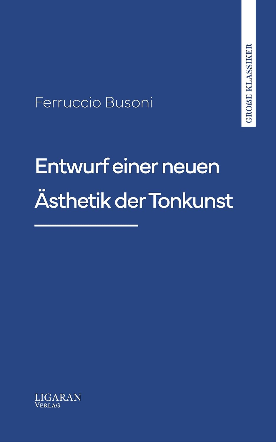 capítulo por capítulo baixar Entwurf einer neuen Ästhetik der Tonkunst (German Edition)