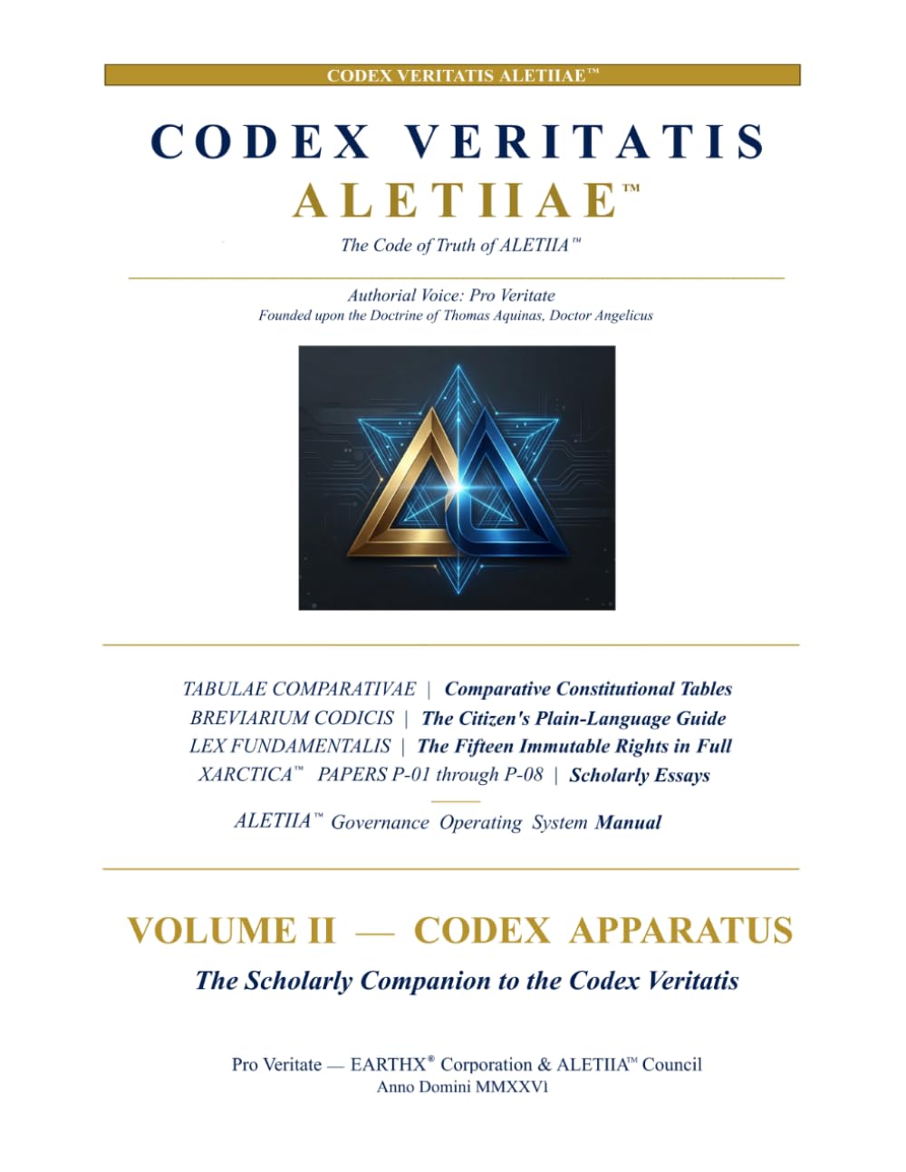 CODEX VERITATIS ALETIIAE: Volume II — Codex Apparatus baixar o livro de graça