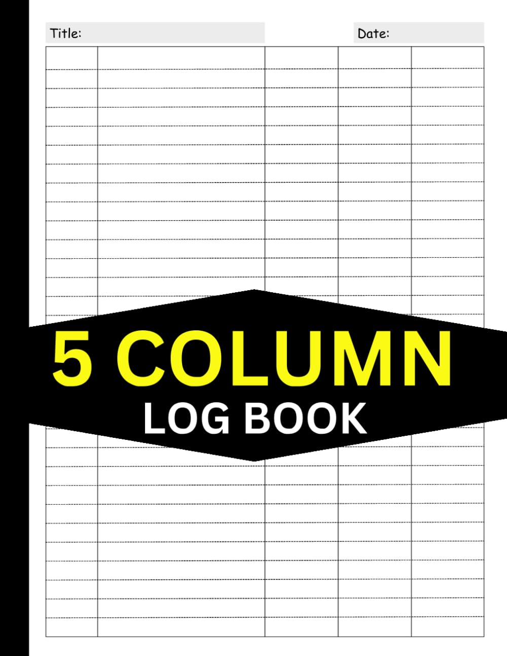 capítulo por capítulo baixar 5 Column Log Book: Customizable Columnar Pad for Small Business Record Keeping & Personal Accounting | Versatile Multipurpose Record Pad for Inventory & Data Management | 8.5" x 11"