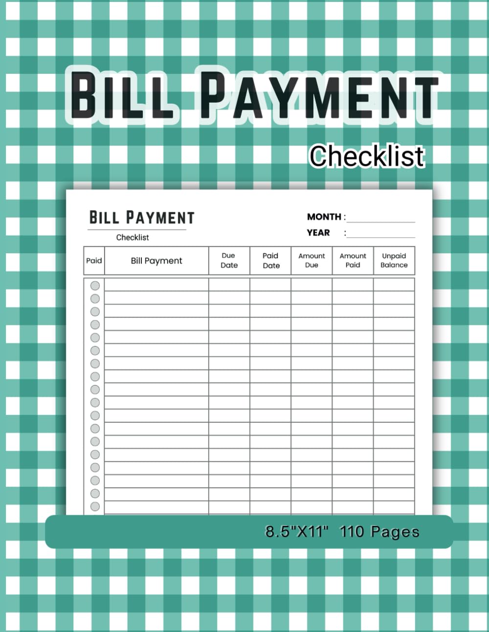 ler totalmente BILL PAYMENT CHECKLIST: Bill notebook for recording bills pay to remind you of monthly expenses (For home and small business)