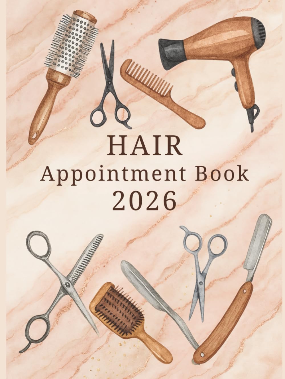 Hair Appointment Book 2026: With Time Slots Hourly and 15/30/45 minute increments, Dated Week To View Client Scheduler and Daily Planner For Mobile Hairdresser, Stylist, Therapist, Salon, 53 Weeks. baixar o livro de graça