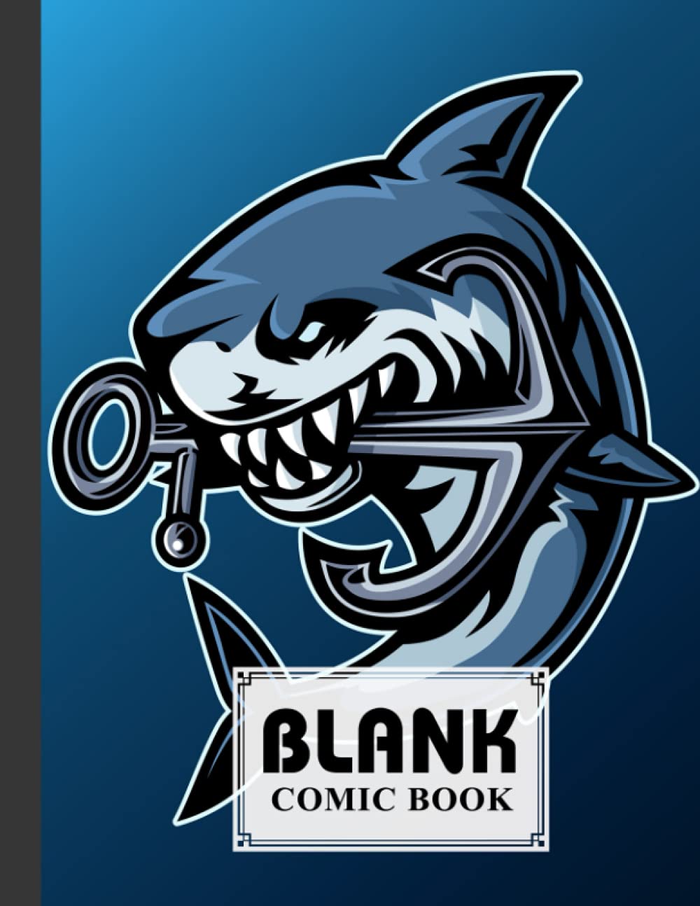 ler totalmente Blank Comic Book: Premium Shark Cover Blank Comic Book, Create Your Own Story, Journal, Notebook, Sketchbook for Kids and Adults, 120 Pages - Size 8.5" x 11" Notebook by Sebastian Neubauer