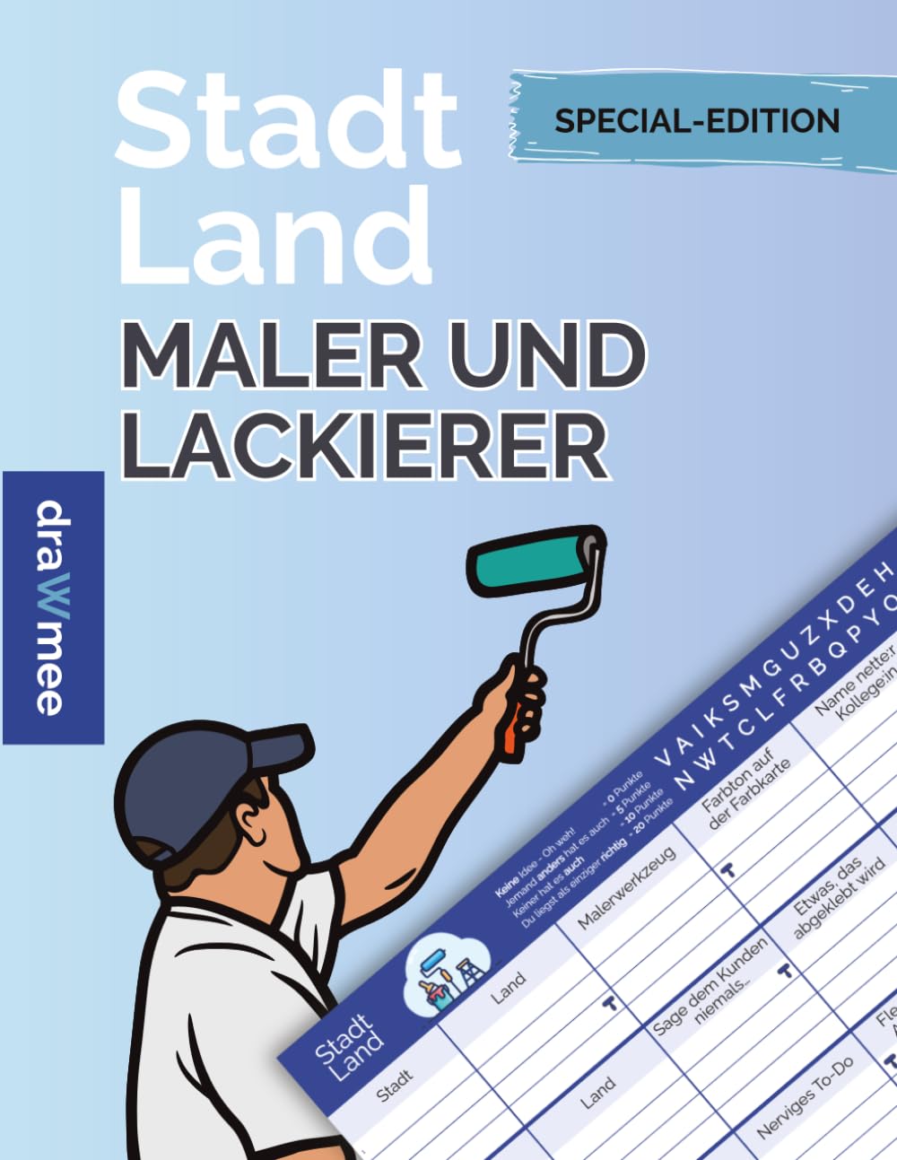 Stadt Land Maler und Lackierer: Quiz Geschenk für Malerbetrieb, Leiter und Fassade: Spielblock mit 35 Blatt Din-A4 (Seiten zum Ausschneiden) (German Edition) baixar o livro de graça