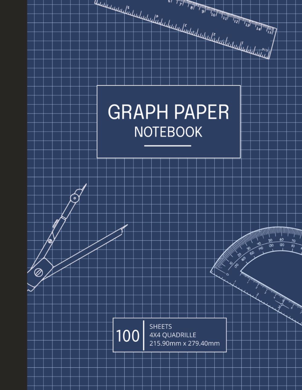 capítulo por capítulo baixar Graph Paper Notebook: Grid Paper Notebook, Quad Ruled, 100 Sheets (Large, 8.5 x 11) for School, Engineering Work, Drawing & Students