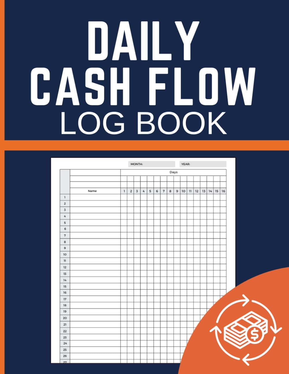 Daily Cash Flow Log Book: Daily Cash Transaction Tracker for Recording Income, Expenses, Starting and Closing Balances for Business Owners and Individuals baixar o livro de graça