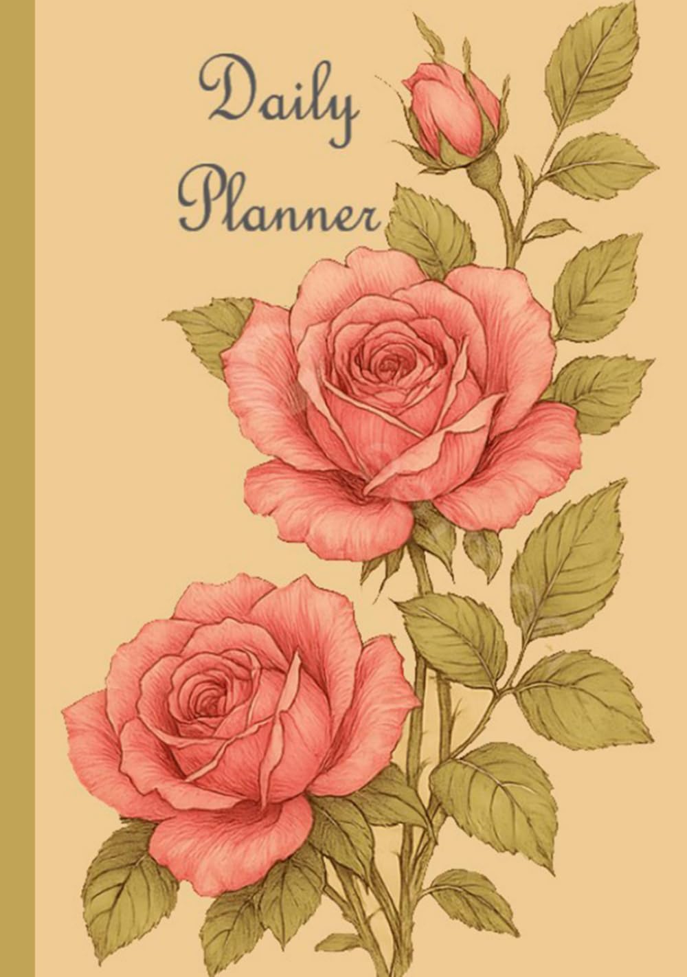ler totalmente Pink roses daily planner: 120 pages notebook for women, teens, girls, or for a gift 7"x10"