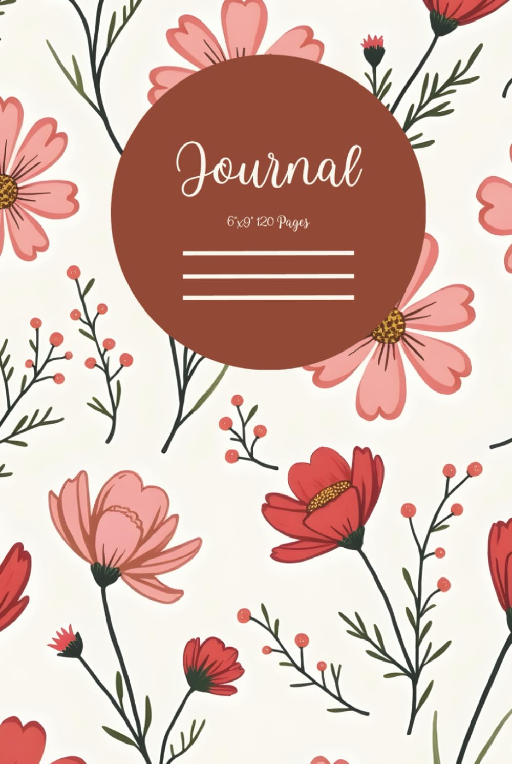 Birth Flower Composition Notebook Journal Diary for Women, Teens, Young Adults, Girly Girls, Abstract All Over Print Design, October Cosmo: 120 lined pages, 6"x9" baixar livro de graça