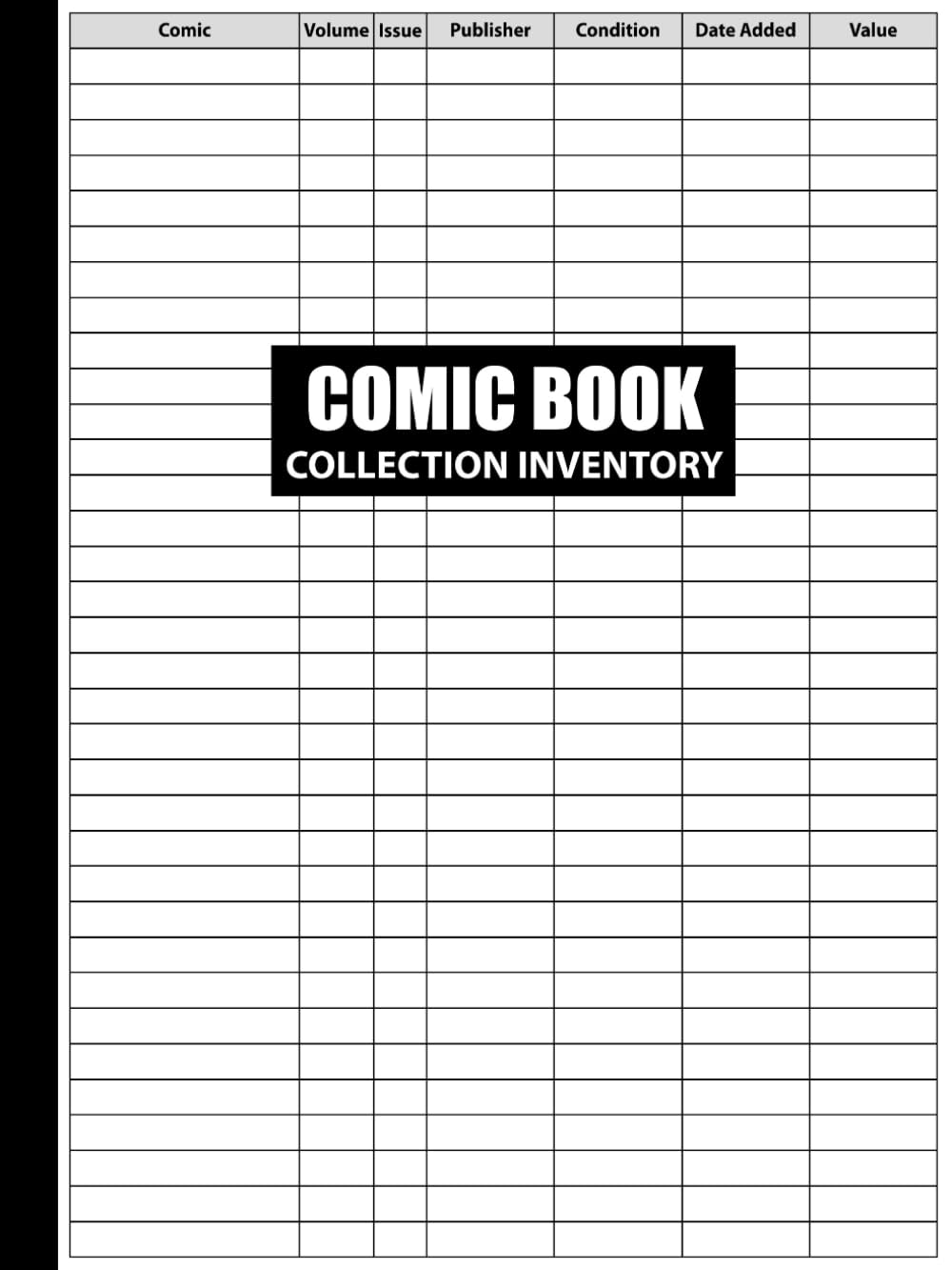 Comic Book Collection Inventory: Inventory Book Ideal for Comic Book Collectors. baixar livro de graça