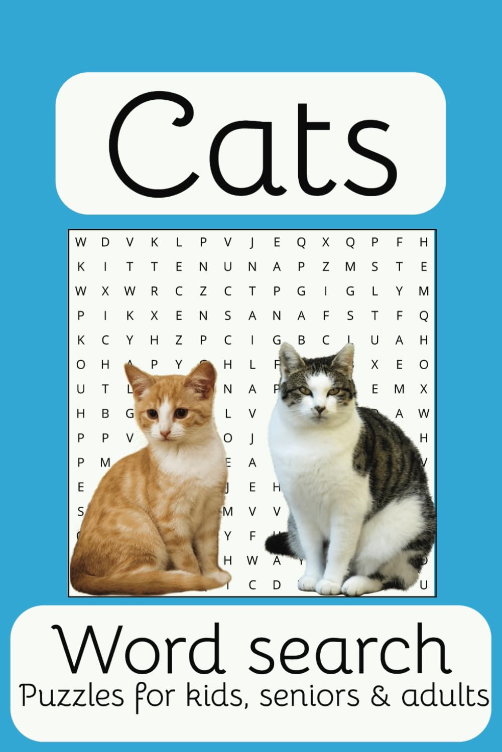 Cat Word Search Puzzle Book: Word Searches with Easy to Read Print about Cats, Cat Breeds, and All Things Cats | 6x9 inches, 110 pages, 50+ puzzles... Gifts for Vacation, Holidays, and Free Time, baixar livro de graça