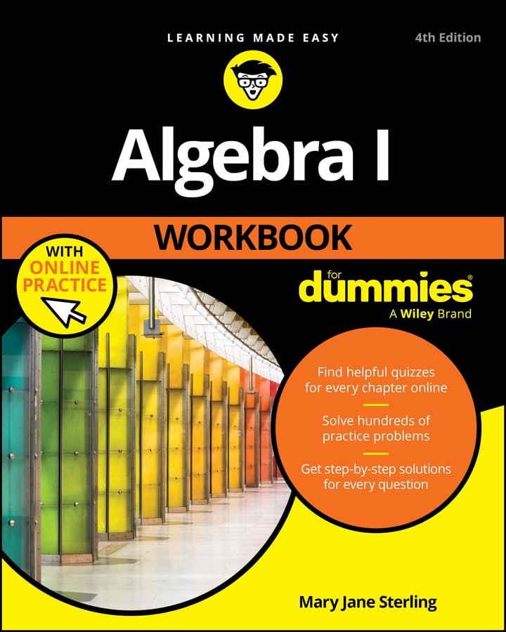 capítulo por capítulo baixar Algebra I Workbook For Dummies with Online Practice (English Edition)