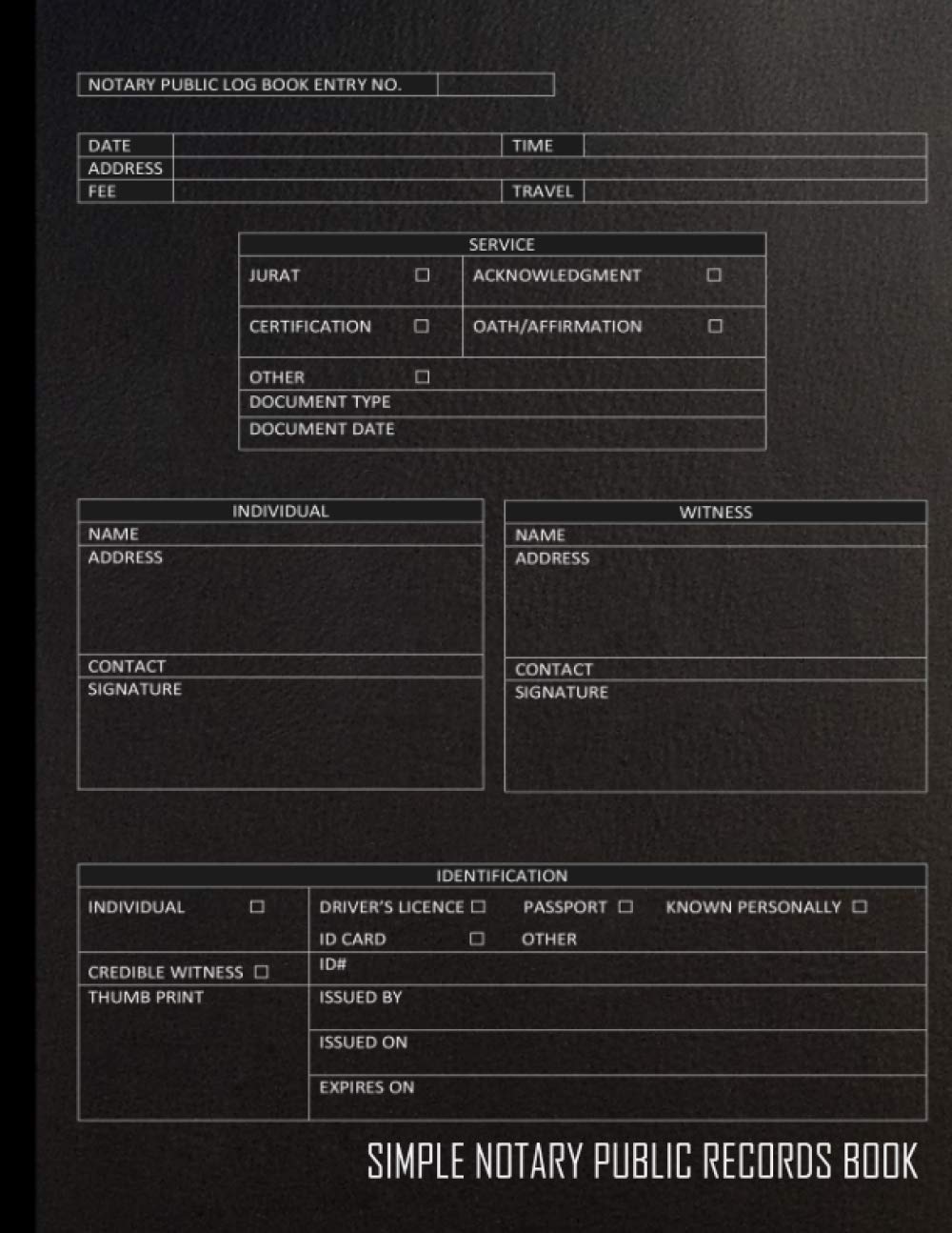 Simple Notary Public Records Book baixar livro de graça