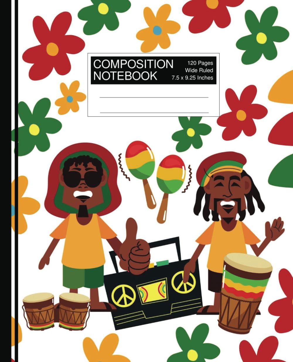 ler totalmente Rasta Composition Notebook: A Vibrant School Journal for Class Notes, Creative Writing, and Daily Inspiration