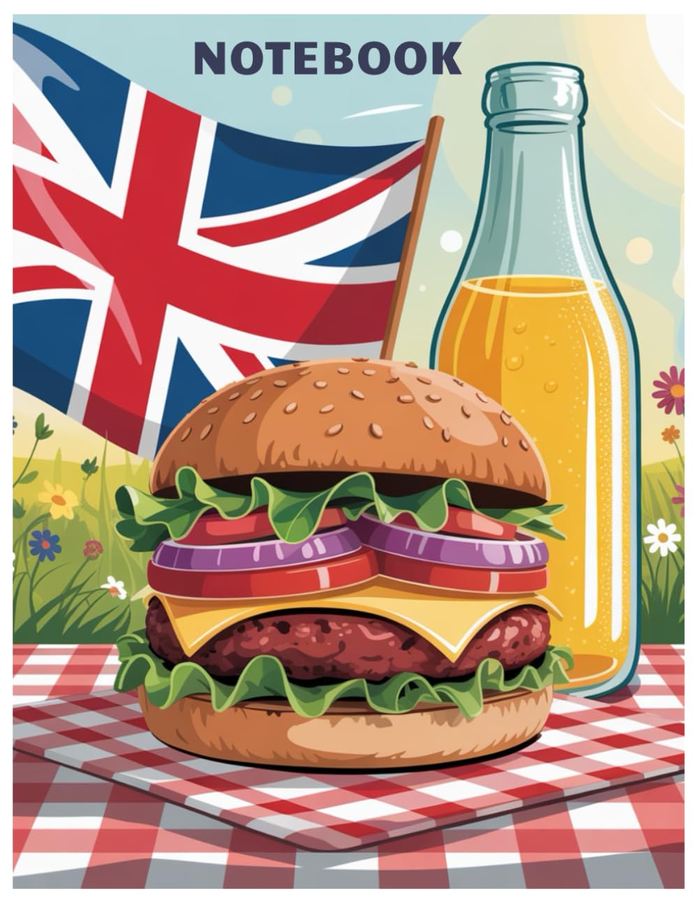 British Summer Picnic Notebook: Lined Journal for Notes, Recipes, and Sunny Day Memories baixar livro de graça