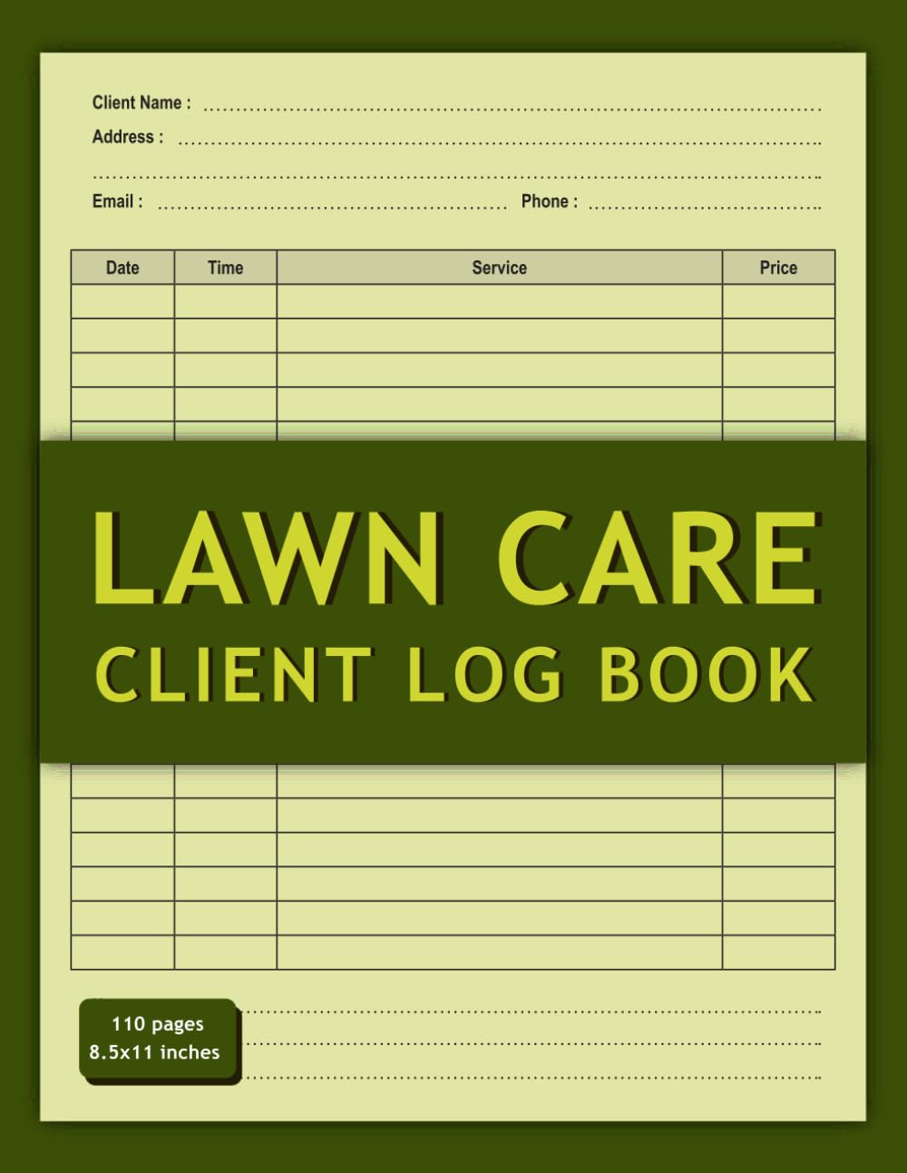 capítulo por capítulo baixar Lawn Care Client Log Book: Detailed Client Records for Productive Landscaping, Lawn Care Book Useful for Lawn Care Businesses, Keep Record of Your Client's Information Easily