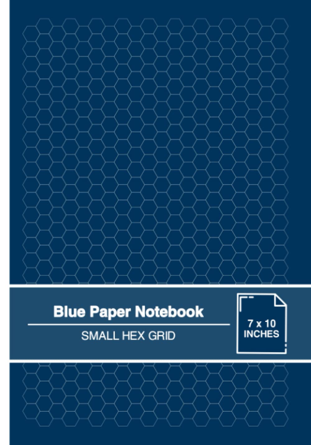 Blue Paper Notebook: Small Hex Grid | For use with Gel Pens and White Ink | Cyanotype Look | Medium baixar o livro de graça