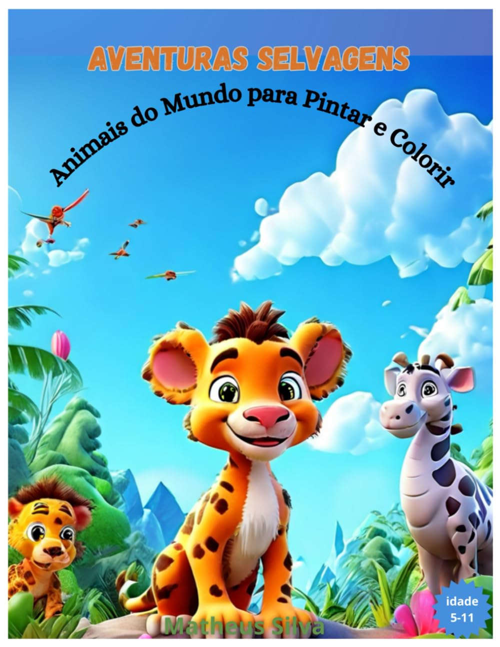 ler totalmente Aventuras Selvagens - para colorir: Animais do Mundo para Pintar e Colorir