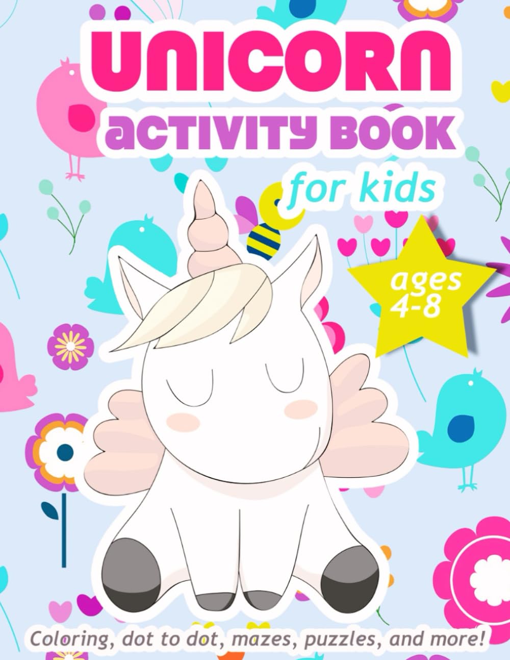 capítulo por capítulo baixar Unicorn Activity Book For Kids Ages 4-8: A Fun Workbook Game for Coloring, Dot-to-Dot, Mazes, Puzzles, and more!