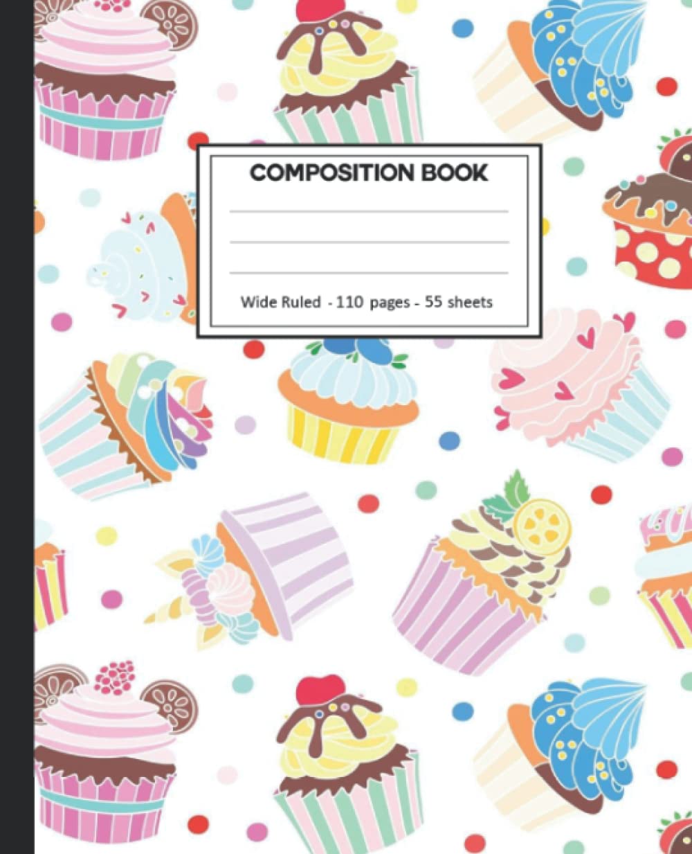 capítulo por capítulo baixar Composition Notebook: College Ruled: 110+ Lined Pages Writing Journal: Cupcake on White.