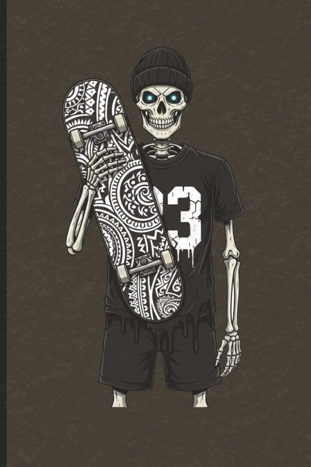 capítulo por capítulo baixar Gothic Skater Notebook: Dark Skeleton Skateboard Notepad, Journal for Writing, Drawing & Ideas | 150 Pages, 6×9 | Perfect for teens, adults, artists and skaters
