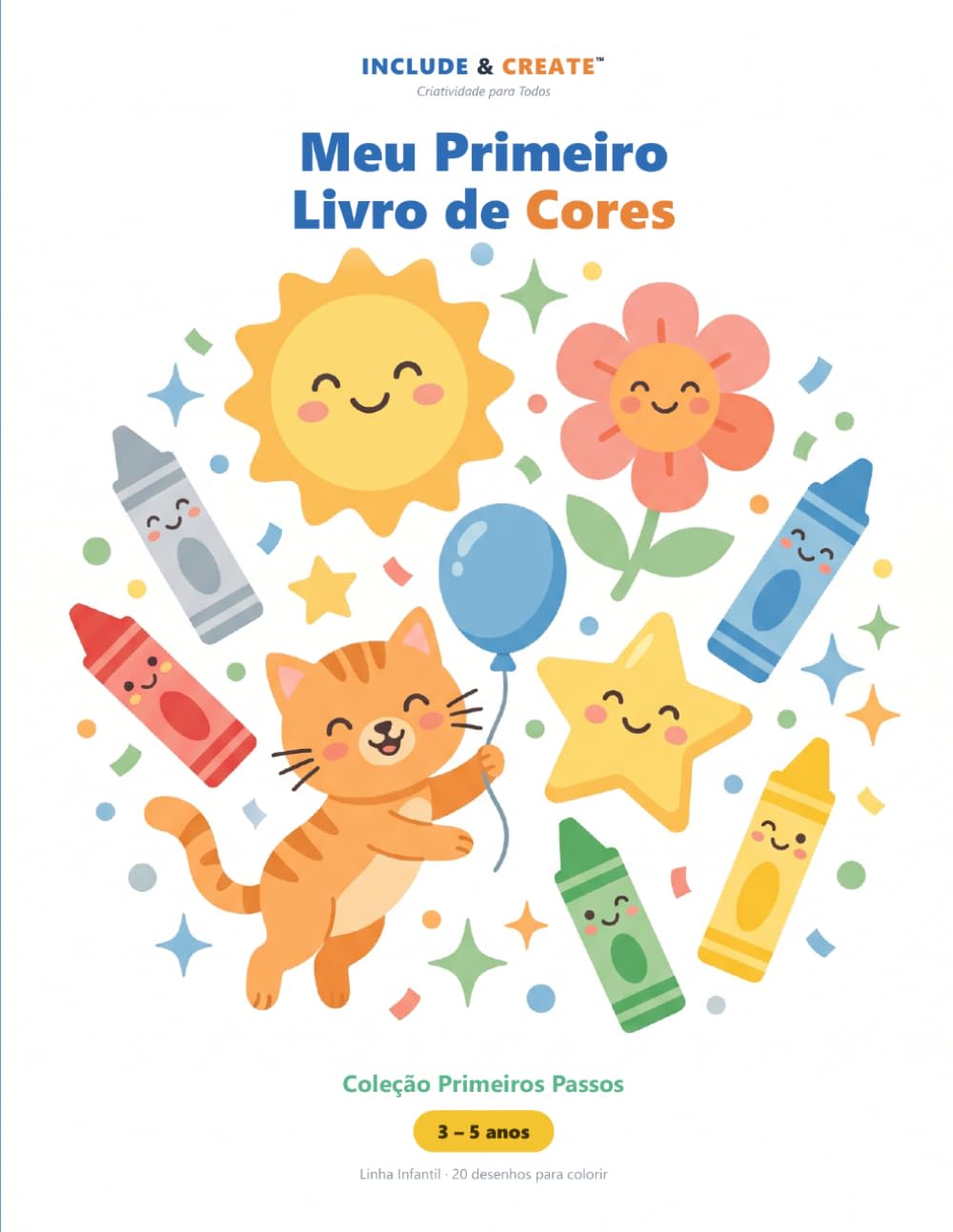 capítulo por capítulo baixar Meu Primeiro Livro de Cores: Primeiro livro de colorir — traços grandes e simples para mãos pequenas (Portuguese Edition)