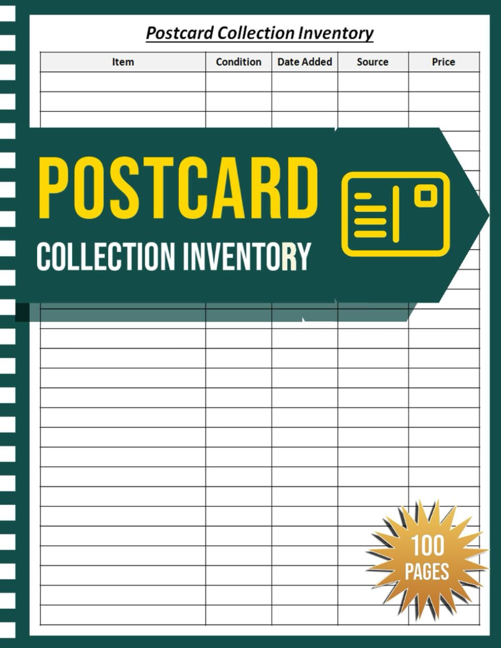 capítulo por capítulo baixar Postcard Collection Inventory: Log Book For Postcard Collecting | record your postcard collection