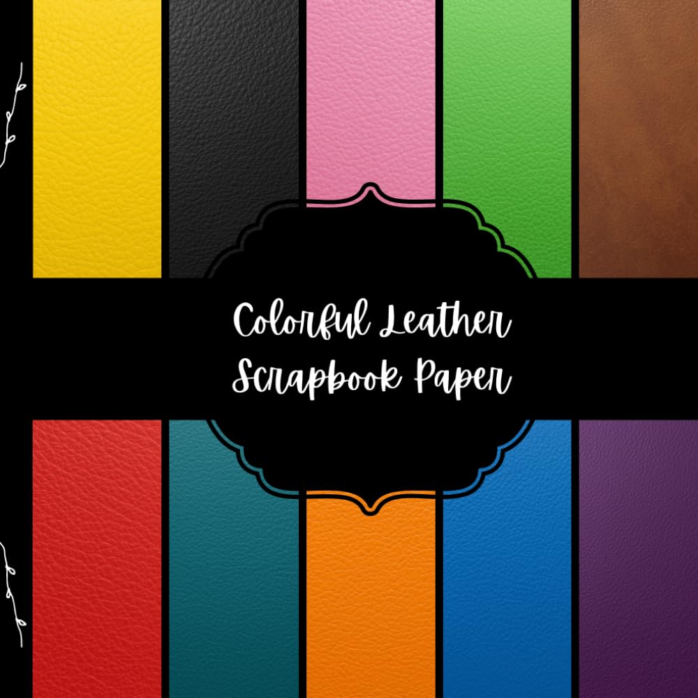 capítulo por capítulo baixar Colorful Leather Scrapbook Paper, Natural Material Junk Journal Paper, Multicolored Decorative Paper, DIY Projects, Origami, Collage Sheets, Decoupage Paper, 10 Designs, Double SIded