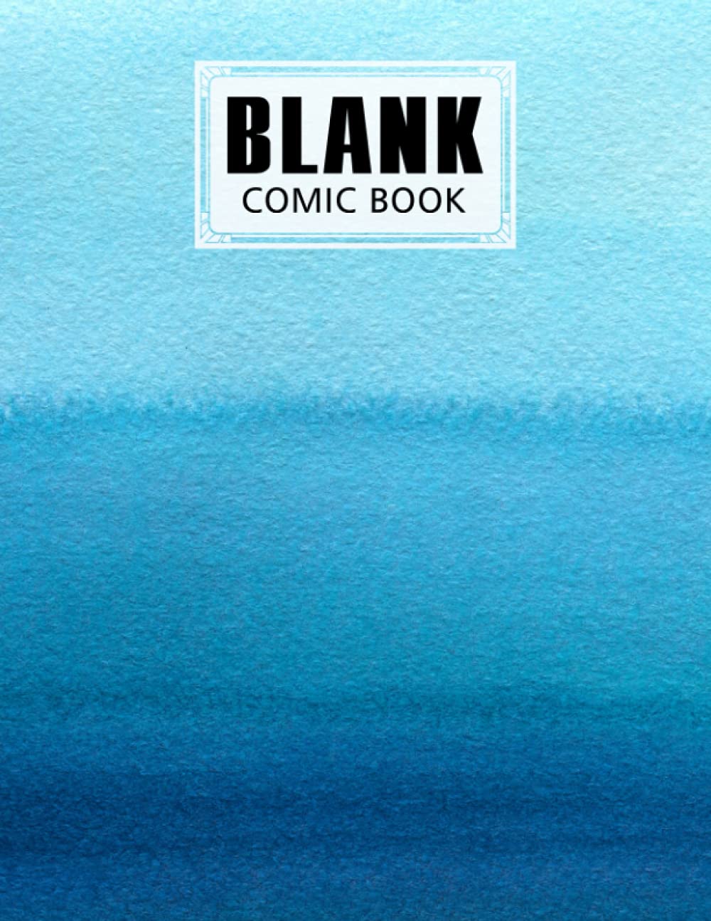 capítulo por capítulo baixar Blank Comic Book: Blue Ocean Watercolor Cover, Draw Your Own Comics - 120 Pages of Fun and Unique Templates - A Large 8.5" x 11" Notebook by Ingolf Jakob