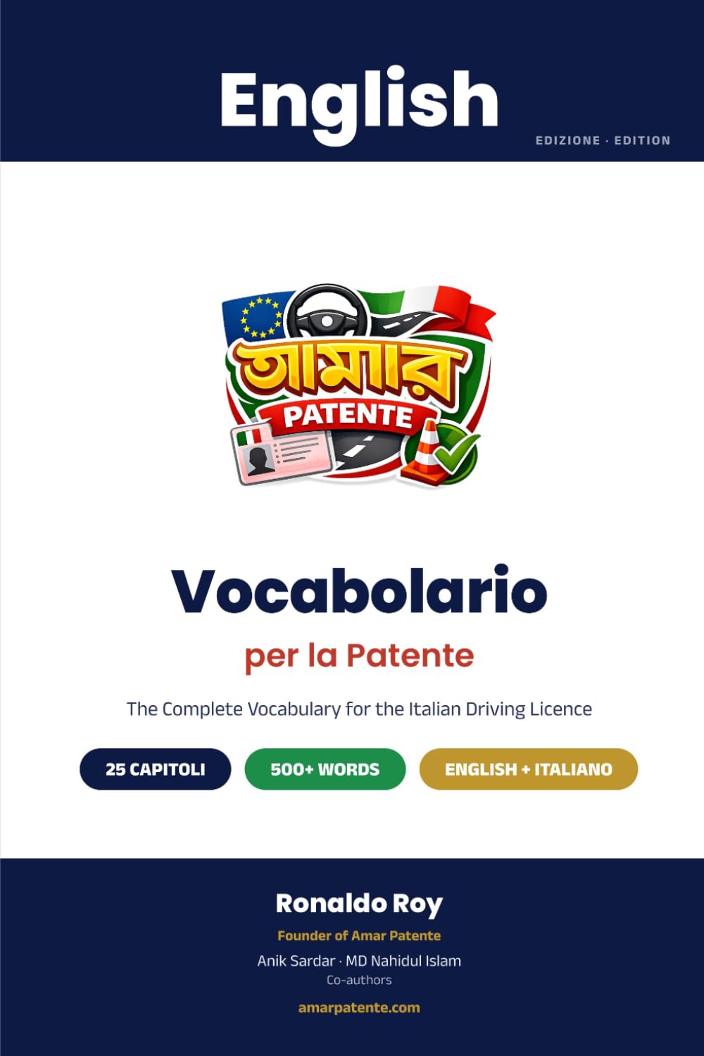 capítulo por capítulo baixar Vocabolario per la Patente: The Complete Italian Driving-Theory Vocabulary — 500+ Essential Words with Pronunciation and English Meanings (Patente B, 25 Chapters)