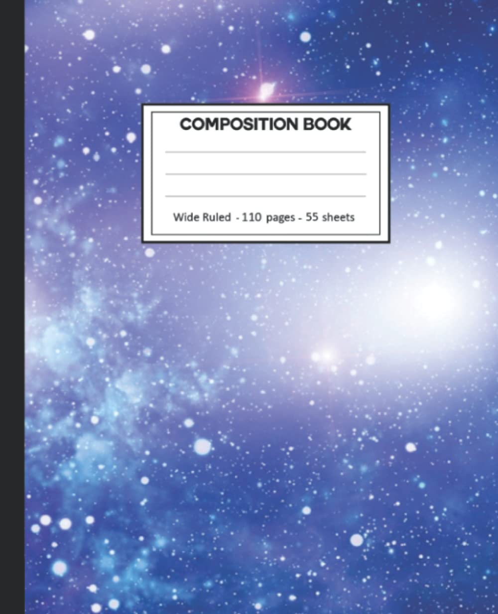 capítulo por capítulo baixar Composition Notebook: College Ruled: 110+ Lined Pages Writing Journal: Galaxy on White.
