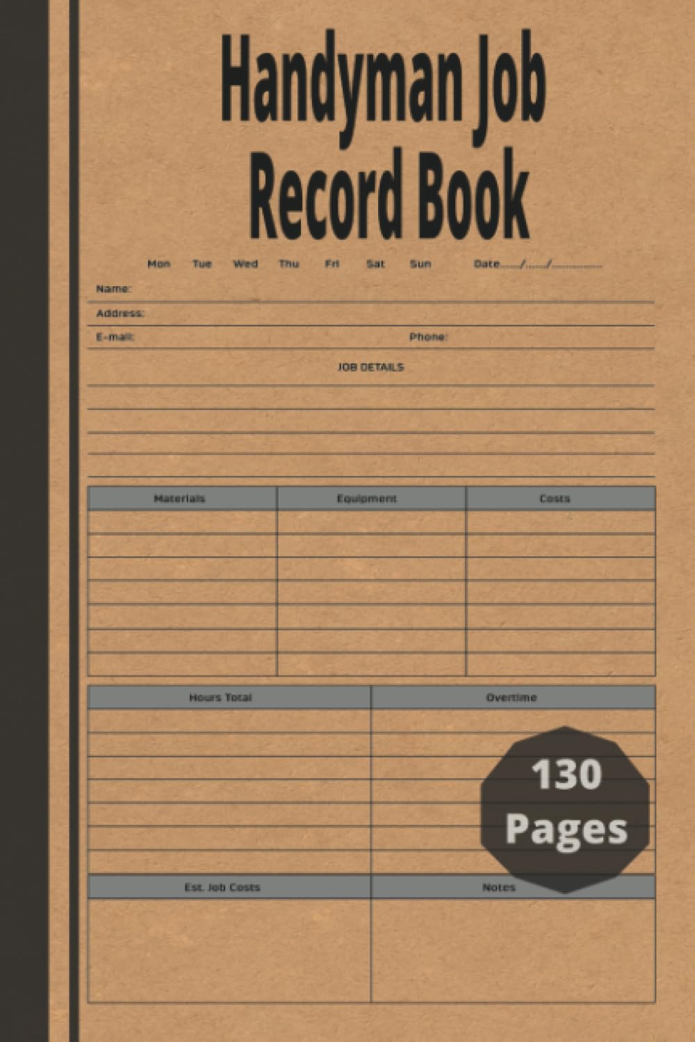 capítulo por capítulo baixar Handyman Job Record Book: Essential Tool for Self-Employed & Small Businesses | Keep Track of Job Details, Estimate Costs, and Take Notes for Tradesman Contracts