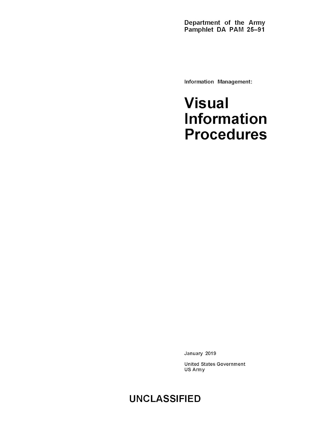 capítulo por capítulo baixar Department of the Army Pamphlet DA PAM 25-91 Information Management: Visual Information Procedures January 2019 (English Edition)