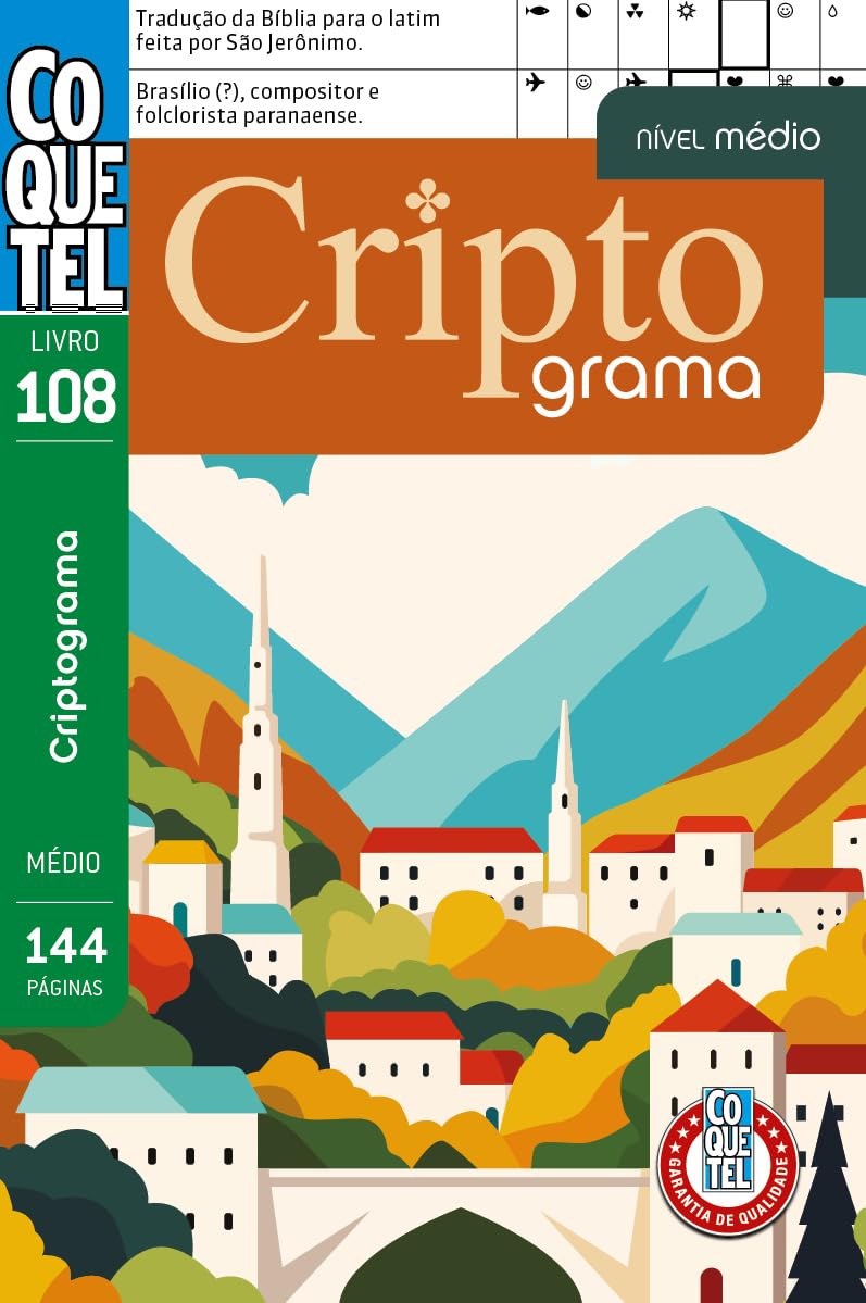 Livro Coquetel Criptograma 108: Nível Médio baixar o livro de graça