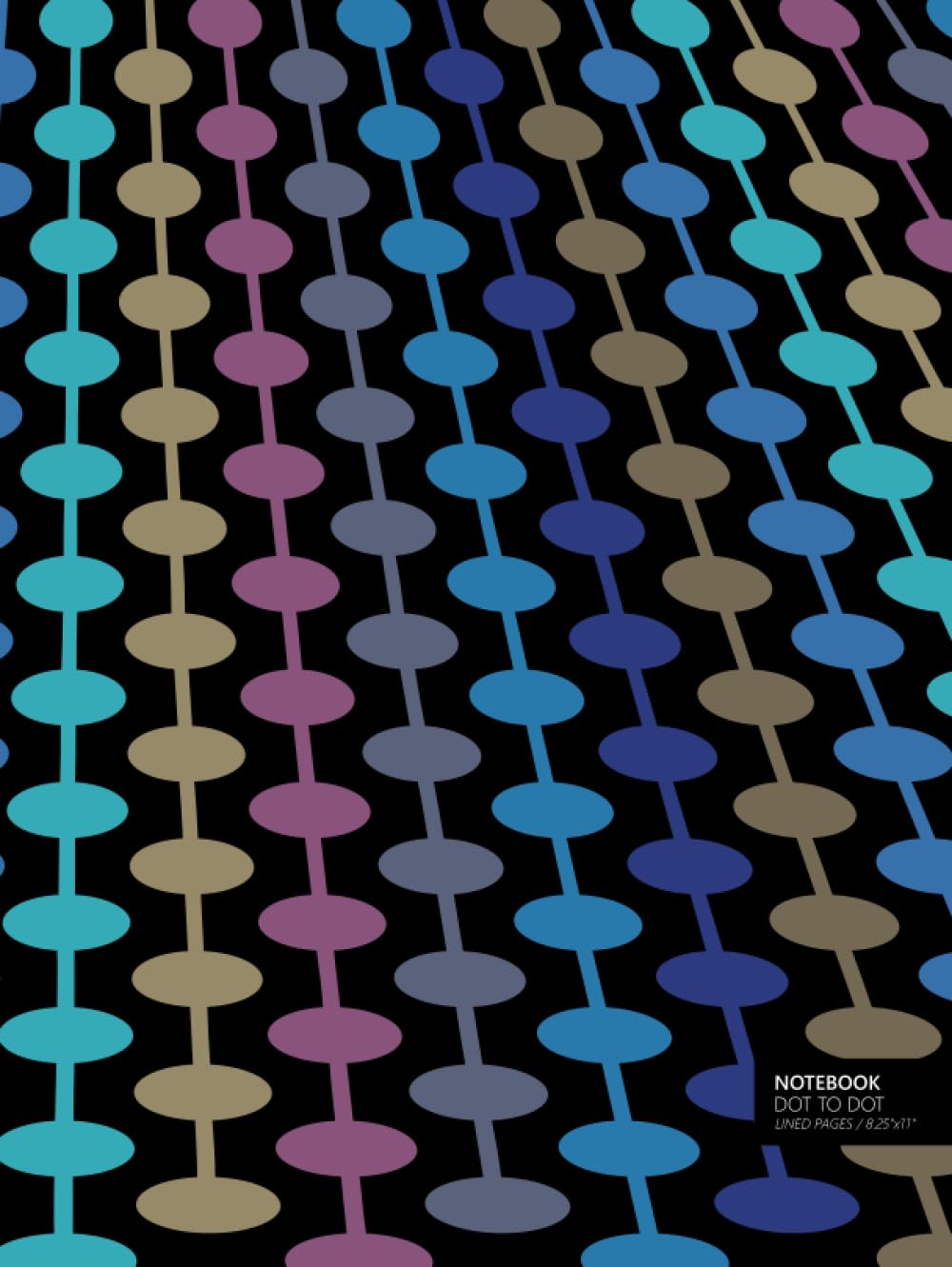 capítulo por capítulo baixar Dot To Dot Notebook - Lined Pages - 8.25" x 11": (Azure Night Edition) Large Hard Cover 192 pages (8.25 x 11 inches / 20.96 x 27.94cm / Near A4)
