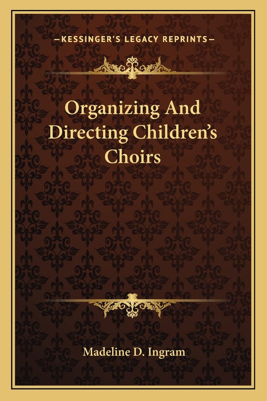 Organizing and Directing Children's Choirs baixar o livro de graça