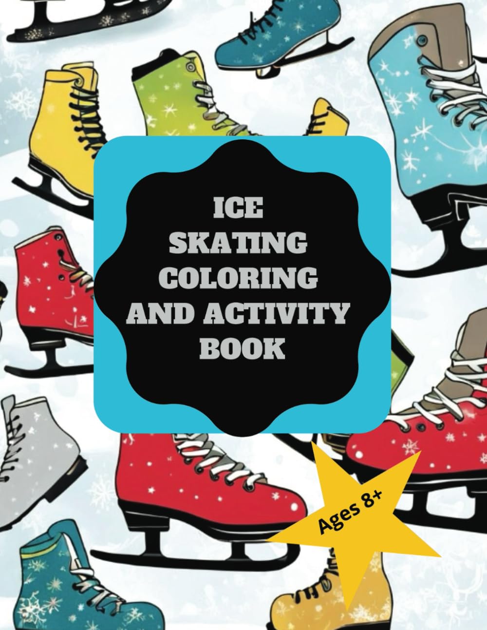 capítulo por capítulo baixar Ice Skating Coloring and Activity Book: Pictures and Puzzles For Kids, Teens and Adults (Sports Coloring Books for Kids)